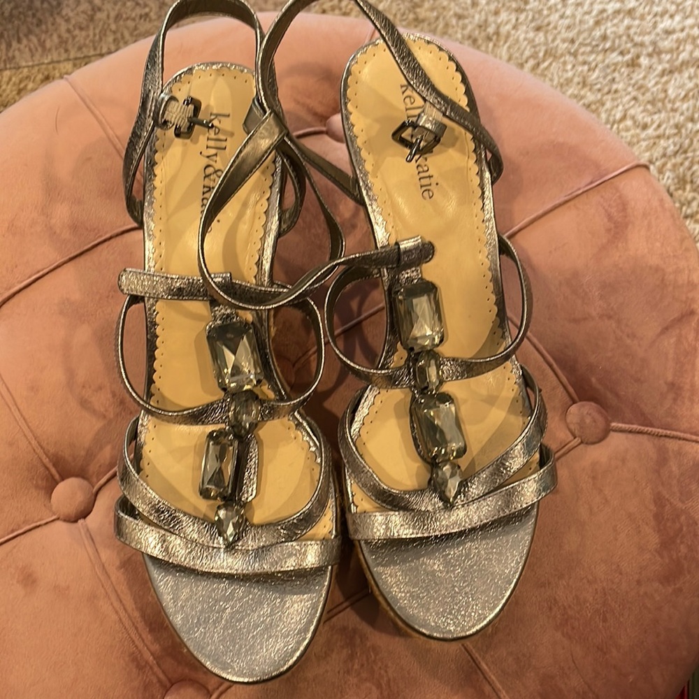 Kelly & Katie Silver Espadrille
